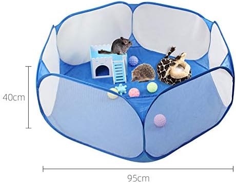Раждане Сгъваема Клетка едно пътуване легло игри огради за домашни любимци Безопасна нечовешки животински за Морско Свинче, Хамстер