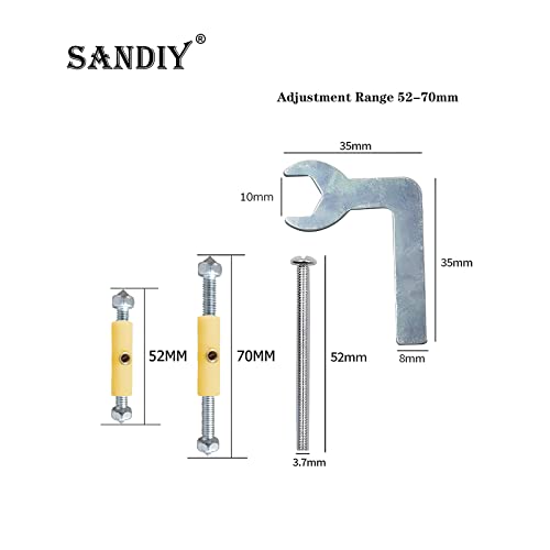 Инструмент за ремонт на разпределителна кутия - SANDIY 10 Броя Винт за ремонт, регулируеми ленти 118 тип - с 8 Дълги винтове и гаечен ключ е Инструмент за ремонт на обекти, ?