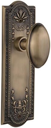 Ностальгическая Вътрешна Врезная Врата копчето имение Warehouse Meadows Plate от Неподвластной Време бронз