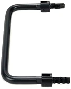 FarBoat 2 БР 4,4-Инчов дръжки за стъпало, поворачивающиеся на 180 градуса Черни Дръжки за шкафа на промишлено оборудване (101 мм / 3,97 инча с дупки по средата)