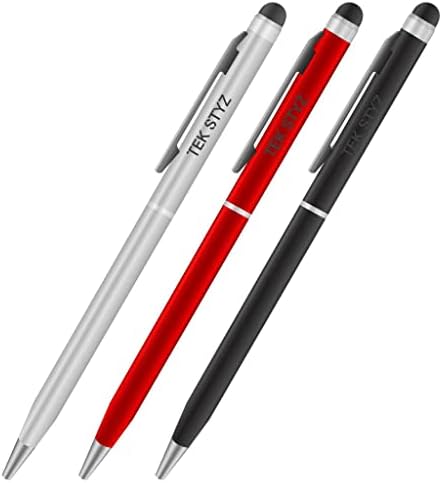 Професионален стилус за Sony Xperia XA Ultra с мастило, висока точност, повишена чувствителност, една компактна форма за сензорни екрани [3 опаковки-черен, червен, сребрист]