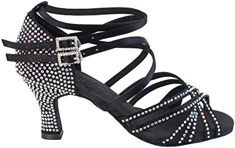 Много Изискан Дамски Обувки за Латино танци Alexandria Салса Танго Бална Валс