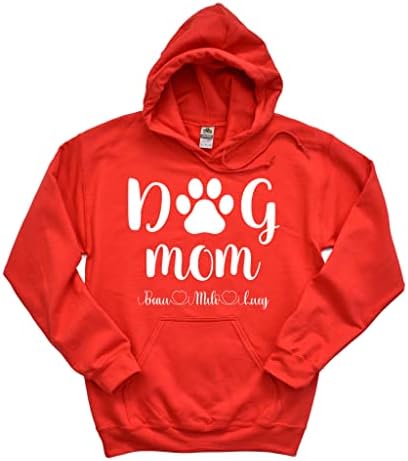 Персонални Hoody За Мама-Кучета С Имена, Забавен Подарък За Мама-Куче
