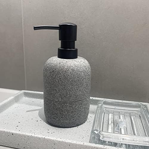 2 бр./компл. сив опаковка лосион за сапун с резервни помпи, комплекти дозаторов течен сапун за ръце за плота в Банята, захранващи сапун за кухненски мивки.