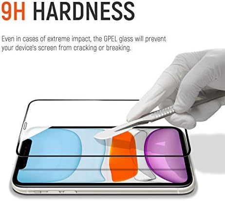 Защитно фолио GPEL за iPhone11 / XR от японски стъкло, подходящ за използване в корпуса, отчетливи изображения с висока разделителна