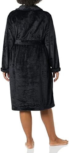 Жена плюшено халат за баня Essentials средна дължина (на разположение в големи размери)