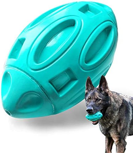 Vikano Пищащие играчки за кучета за агресивни Жевателей: Гума Щенячий топчета за дъвчене с пищалкой, почти Неразрушаемая и устойчива играчка за домашни любимци средн?