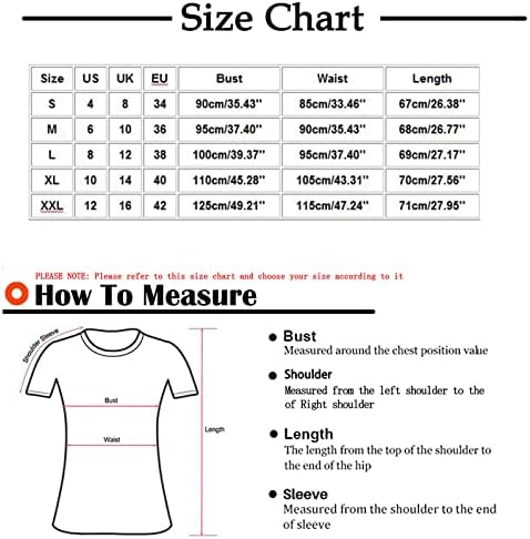Летни Потници за Жени, Тениски с Кръстосани Превръзка, V-Образно деколте, Къс Ръкав, Дамски Ежедневни Однотонная Блуза-Туника Редовен Намаляване на