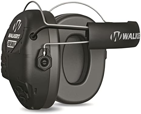 Акумулаторна Леки Слушалки Walker's за стрелба по Ловно стрелбище, Електронни Тънки Нископрофилни Слушалки FireMax За защита на слуха
