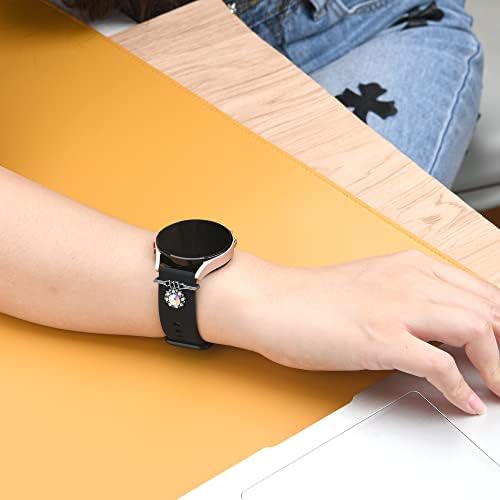 Силиконов ремък LAREDTREE за Samsung Galaxy Watch 4/5 Band/Active 2 Каишка за ръка за часовника 40 мм 44 мм/Galaxy 5 Watch Band