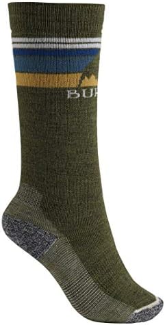 Чорап за каране на ски/сноуборд средно тегло с емблемата на Burton Kids