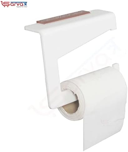 Акрилни Аксесоари за Баня Sarvatr | стойка за Ролка Тоалетна хартия от Розово Злато | PVD Покритие от Розово Злато | Аксесоари за