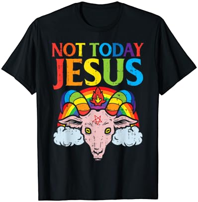 Днес Не Е Исус, Сатанински Козел, Сатанинская Дъга, Сатанизъм, Подарък Тениска