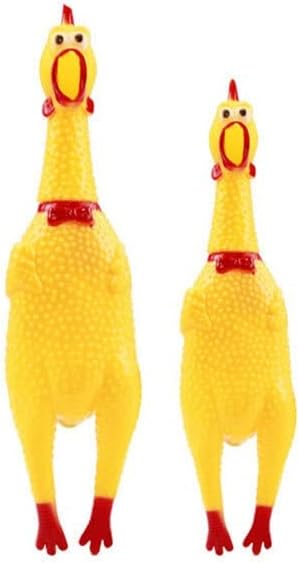 Вокална играчка за домашни любимци GYFCYGG жалки, Пиле вика Пиле (Размер: Голям)