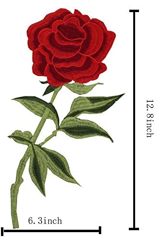 Megrocle 2 БР., Ленти с Бродерия във формата на Цвете, Роза, Апликация от плат Направи си сам, Декоративна Нашивка, Sew-Ленти за