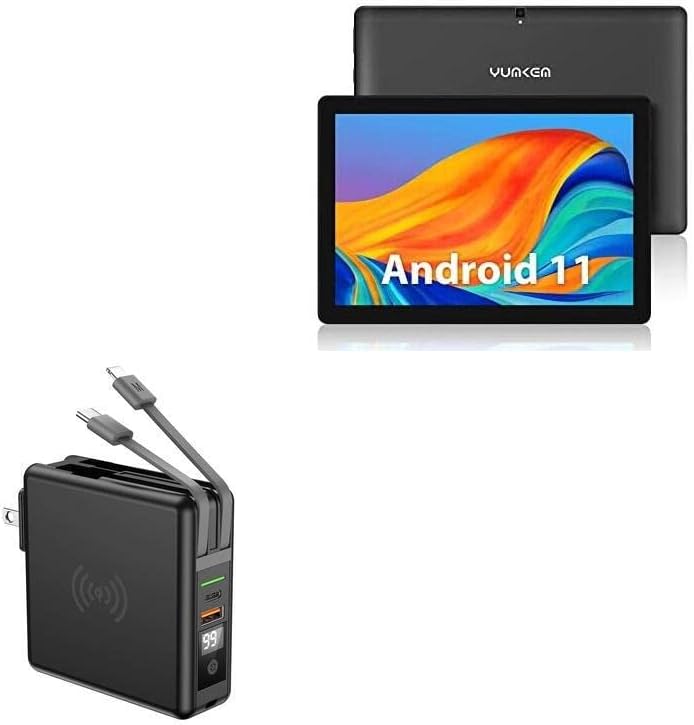 Зарядно устройство BoxWave е Съвместимо с таблета YUMKEM Android U221 (10.1 инча) (зарядно устройство от BoxWave) - Безжична стенно