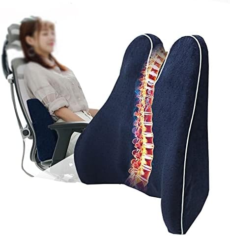 SYFTGMZ Голяма Възглавница за стол, Ортопедична Възглавница, въздушна Възглавница за стол, Облегалка от пяна с ефект на паметта,