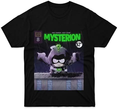 Универсална Мъжки Женска Тениска с Комиксами Mysterion Apparel за Ден на Майката, Ден на бащата, многоцветен