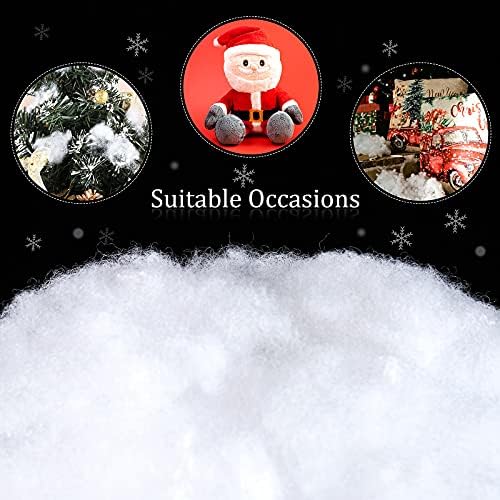 Ruisita Коледен Декор на изкуствен Сняг 17 Грама Памук, Изкуствен Сняг, Коледен Декор от Изкуствен Сняг, Коледни Памук, Подобна