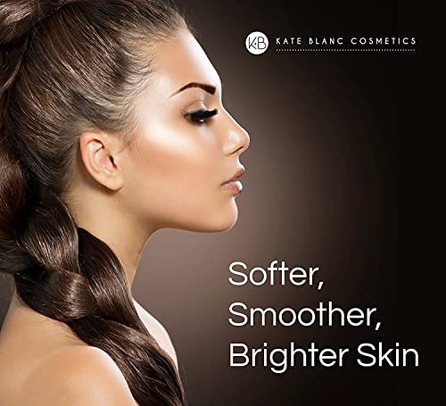Kate Blanc Cosmetics Масло с витамин е за кожата и лицето (1 унция) Овлажнява лицето и кожата. 28 000 IU. Намалява появата на белези, Бръчки, Тъмни петна. Гланц за устни със собствен