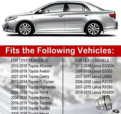 Капакът на корпуса на Масления филтър в Събирането на автомобили Toyota Scion, Lexus 2005-2021 Avalon Camry Highlander RAV4 Sienna Venza Заменя 15620-31060 917-016 15643-31050 1564331050