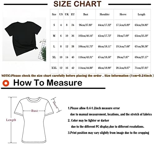 Дамски Ризи за Великден, Модерни Ежедневни Блузи, Ризи с Къс ръкав и Принтом, Пуловери, с кръгло деколте, Тениски