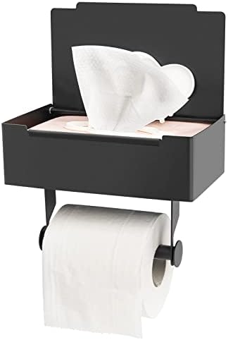 Държач за тоалетна хартия с диспенсером за салфетки, Смываемая Тоалетна хартия, мокри кърпички, Скрито от очите на съхранение с