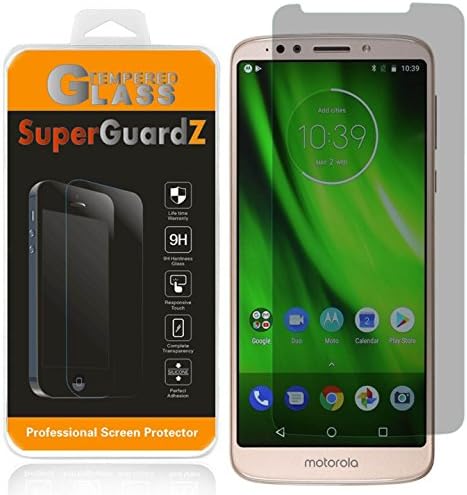 за Motorola Moto G6 Play Защитен слой от закалено стъкло [Защита от шпионски], SuperGuardZ, защита от драскотини 9H, кръгла и кантиране,