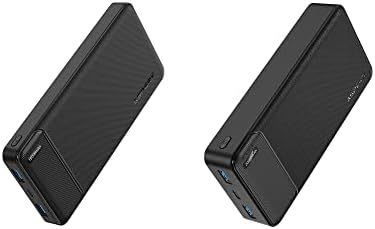 AsperX [PD 22,5 W 15000 ма и 20,000 mah] [Бързо зареждане на] Преносимо зарядно Power Bank [1 изход Type-C 2 USB A] външна батерия за iPhone 14/13 Samsung AirPods и други устройства