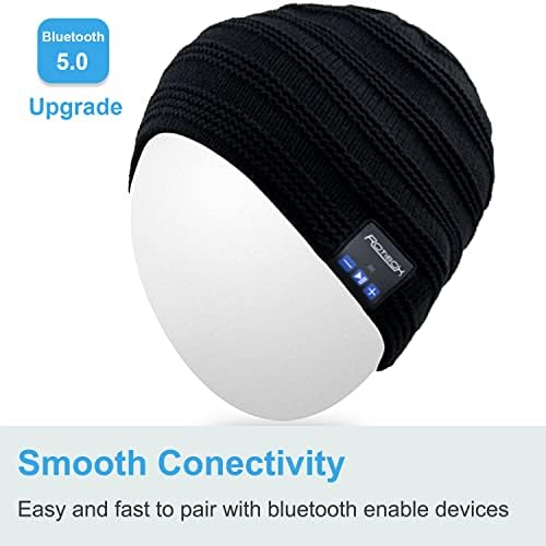 Безжични Слушалки Rotibox Bluetooth Beanie Шапка за Спорт на Открито, Коледни Подаръци