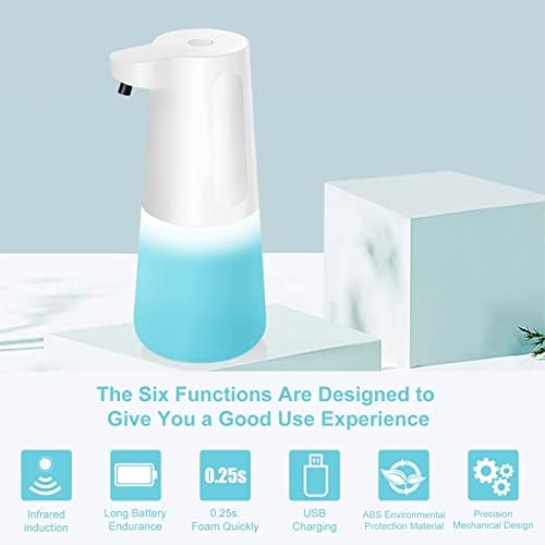 Wisekoti Ново поколение Автоматично Пенящегося опаковка сапун, Електрически и перезаряжаемого, Безконтактно Пенящегося Опаковка