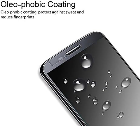 (2 опаковки) Supershieldz е Предназначен за Motorola (Moto E5) Защитен слой от закалено стъкло, 0,33 мм, срещу драскотини, без мехурчета