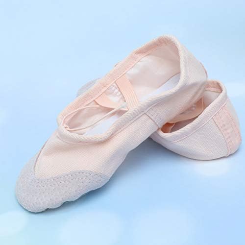 SUPVOX/ Детска Балетна Обувки; Кожена Балетната Парусиновая Обувки; туфли На пълна Подметка; Танцови Обувки; Обувки за Йога за Деца;