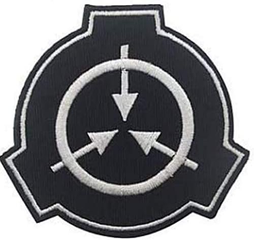 Нов Фонд SCP Специални процедури за задържане на Логото на Фондацията Военен Кука Контур Тактика Морал Бродирана Нашивка (color1)