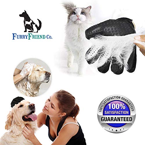 Ръкавици за грижа за домашни любимци, черни, с купата за домашни любимци, внимателно се отстранява выпадающую козината на куче,