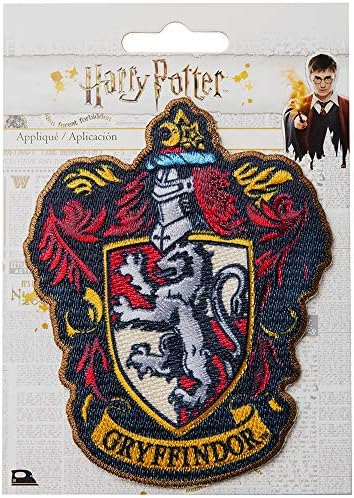 Лесна Апликация с Емблемата на Дома на Хари Потър Грифиндор, Ютия за Дрехи На Нашивке, 3,5 x 4,35