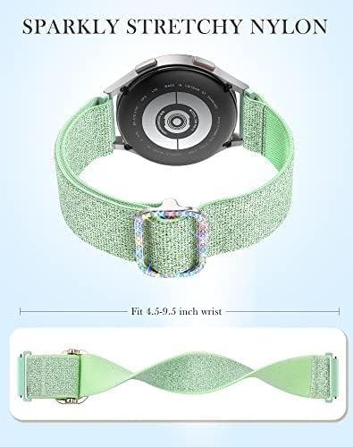 LETOID 3 Опаковки за Samsung Galaxy Watch 5 Pro 45 мм Калъф [Без защитни фолиа], Набор Ленти за часа с украса във вид на кристали и диаманти, Аксесоари за жени и Момичета