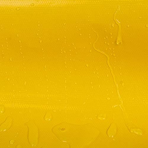 ASPZQ Tarpaulin Жълта Бреза премиум качество, лесно складываемый Двустранен Брезент, Водоустойчива изолация с Дебелина 0,45 мм, 尺寸 Размер (м): 8 ×12