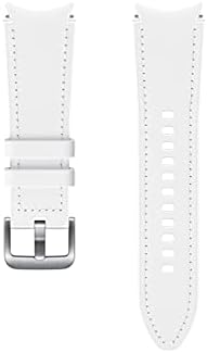 Samsung Electronics Хибриден Силикон Кожена каишка за часовник, малък/Среден, за Galaxy Watch 4 и Galaxy Watch 4 Classic (версия за САЩ) (ET-SHR88SAEGUJ)