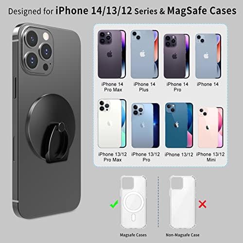 Магнитен държач за телефон SUPERONE Mag Safe за iPhone 14 13 12 Pro Max/Pro/Mini, Регулируем захват за безжично зареждане, Съвместим