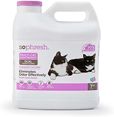 Пълнител So Phresh Multi-Cat Lightweight с двойна защита от миризмата, 7 кг.