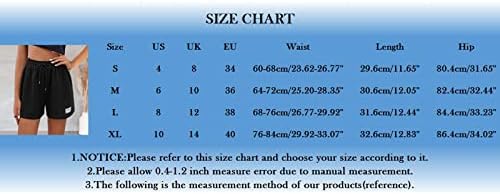Seaintheson Летни Дамски Спортни Шорти, Спортни Трикотажни Панталони, Всекидневни, Спортни къси Панталони с завязками На Кръста, Спортни Шорти За Бягане