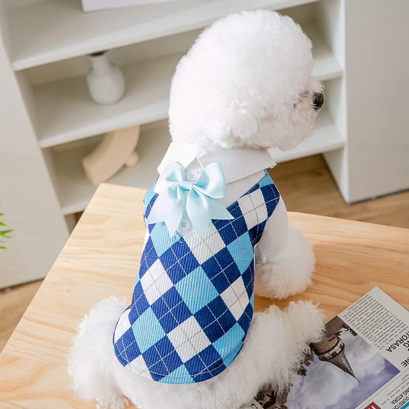 YiQ RiC 2 = Рокля за кучета + Тениска за кучета на Коледно Облекло За Кучета Коледна Рокля За Кучета Забавни Дрешки За Котки Облекло