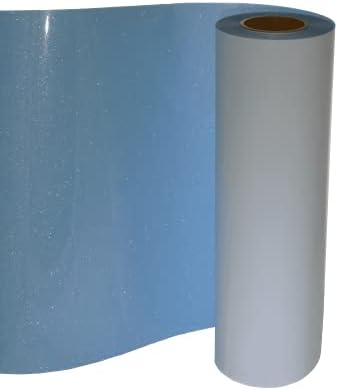 Блестящ теплопередающий винил 20 x 27,25 ярда (EconoGlitter от Econotransfer) (тъмно синьо)