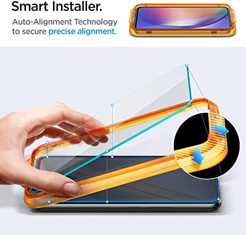Защитно фолио от закалено стъкло Spigen [GlasTR AlignMaster], предназначени за Galaxy A54 5G - 2 опаковки