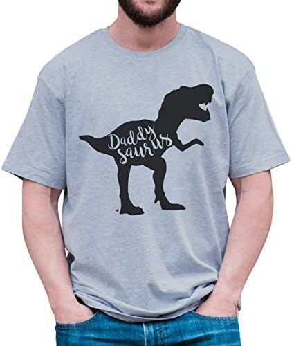 7 ate 9 Облекло Мъжка Тениска с динозавром Daddysaurus