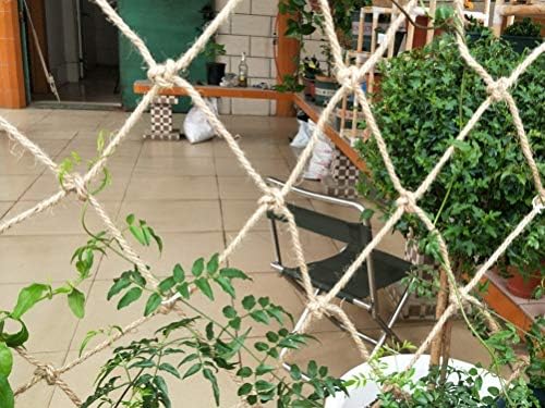 Защитна мрежа от падане за деца, домашни котки, 1 х 9 м. (3,3 × 30 фута), Мрежа от джутового канапи, Балконная Мрежа - Защита от