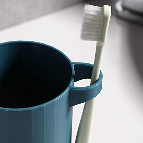 WARMRSD лесно и Практично чаша вода за уста, Подвижна Преносима Чаша вода за уста, Пластмасова Чаша за четка за зъби за баня и тоалетна,