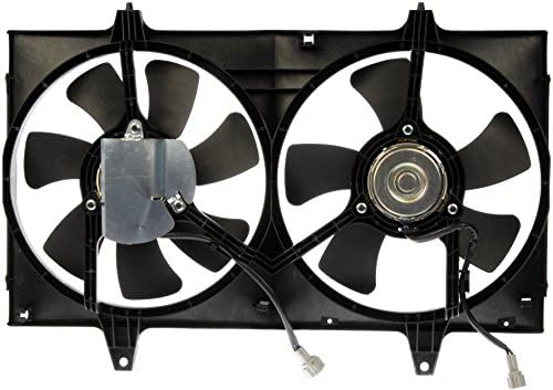 Вентилатор за охлаждане на двигателя Dorman 620-420 в събирането, Съвместими с някои модели на Infiniti / Nissan, черен