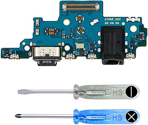 Докинг конектор MMOBIEL, съвместим с Samsung Galaxy A72 - Порт за зареждане Порт за слушалки / Смяна на микрофон - Тип C - Вкл. Отвертка